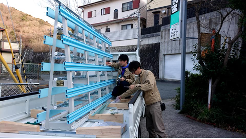 施工作業中の様子